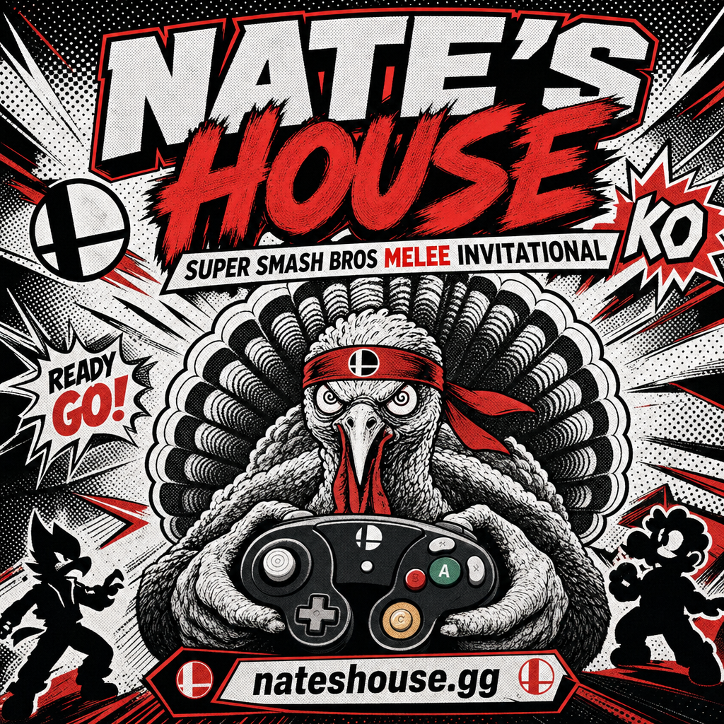 Nate's House tournament poster